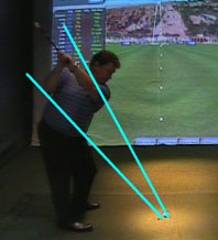Video analysis golf lessons